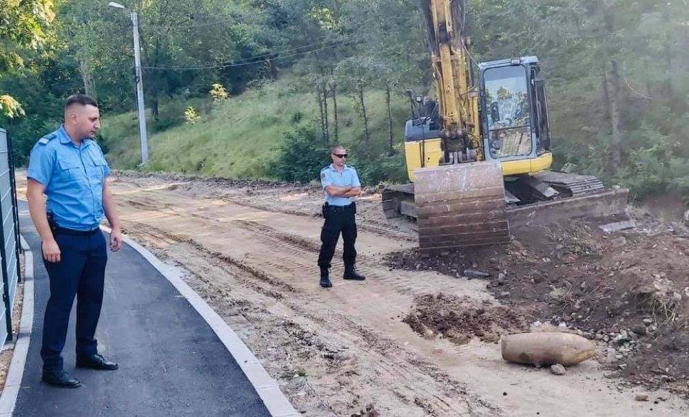 Bombă de 100 de kilograme, descoperită în Mehedinţi