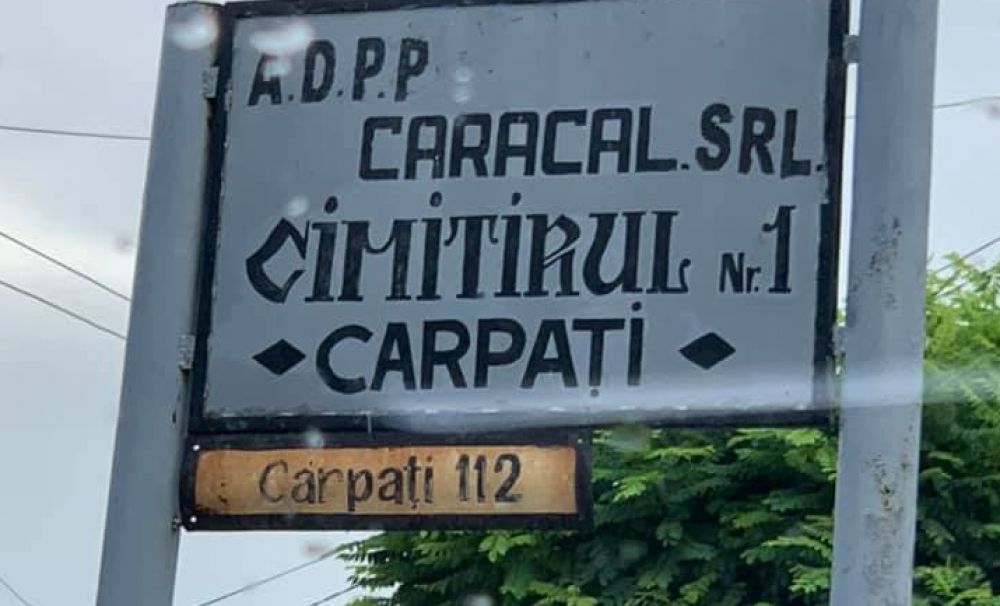 Cimitirul din Caracal e la nr 112!