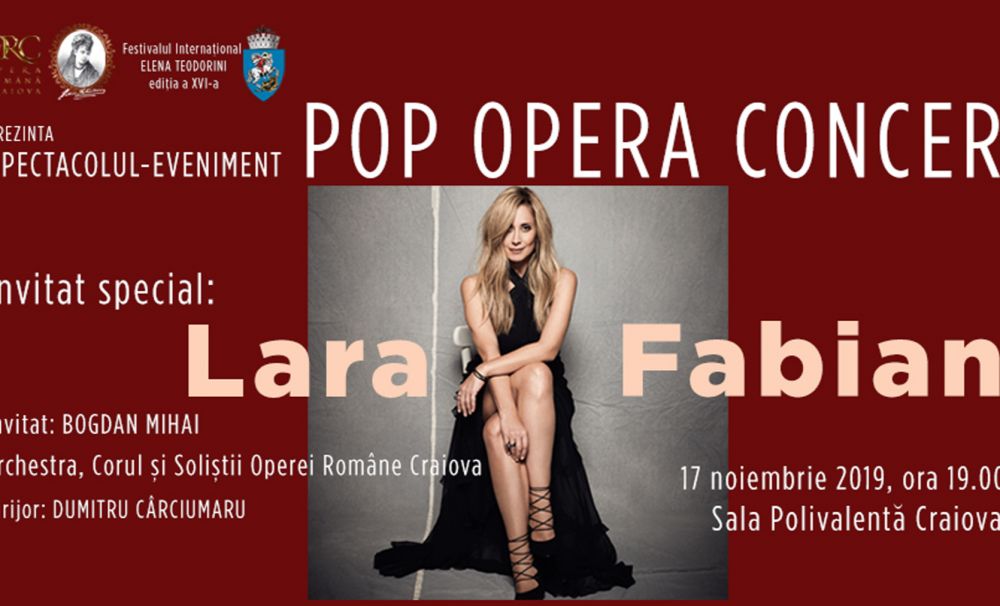Concertul Operei Române Craiova susținut de Lara Fabian a fost anulat. Pentru a doua oară, se invocă presupuse cauze medicale. Se reprogramează?