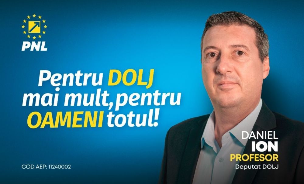 Daniel Alexandru Ion (PNL Dolj): Votul pentru PNL – Votul pentru o Românie modernă și puternică