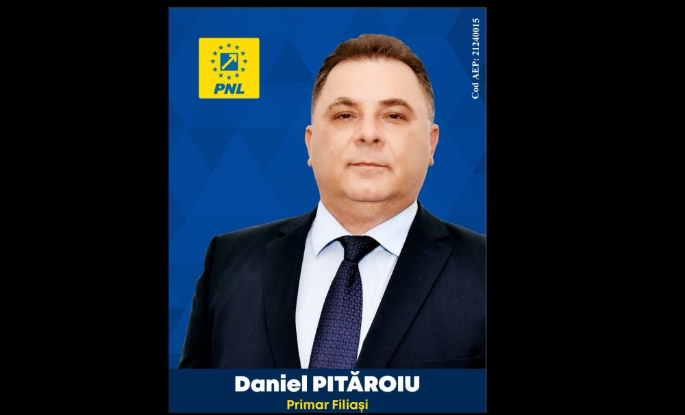 Daniel Pităroiu, propunerea PNL pentru Primăria Filiaşi: „Filiaşiul are nevoie de dezvoltare. Acum! Nu de stagnare şi de scuze”