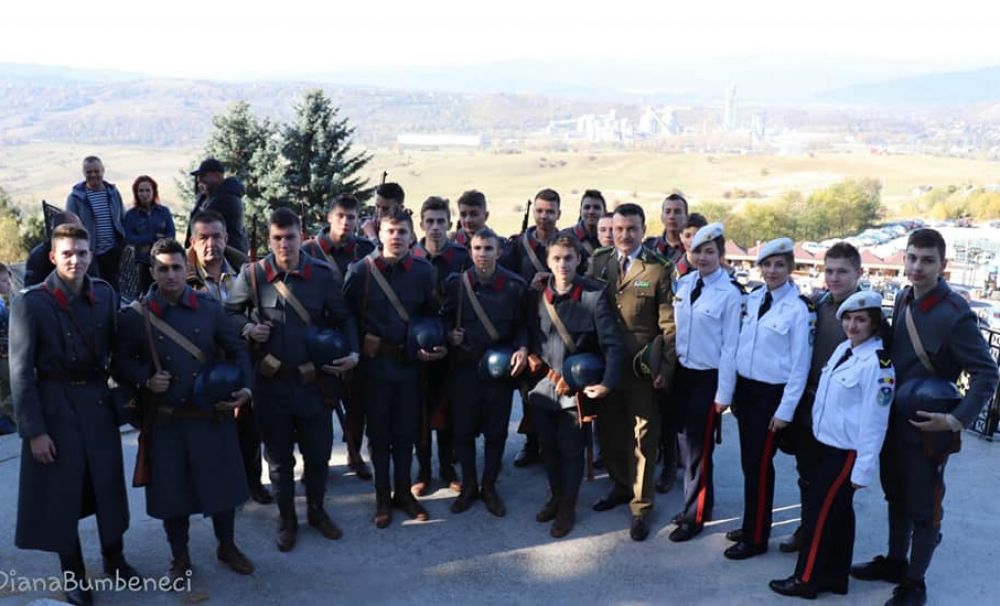 Elevii militari au reconstituit o tabără militară din Primul Război Mondial