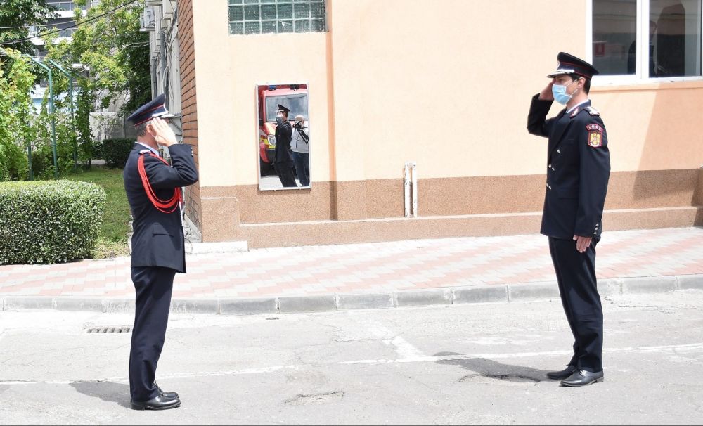 Elevii pompieri au depus jurământul