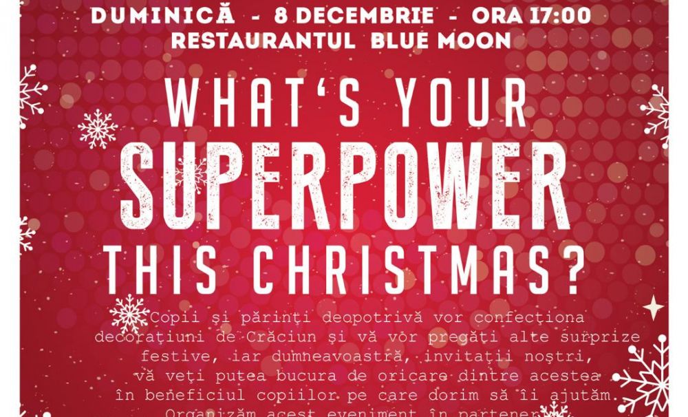 Eveniment caritabil al universitarilor din Craiova - What s your Superpower this Christmas?