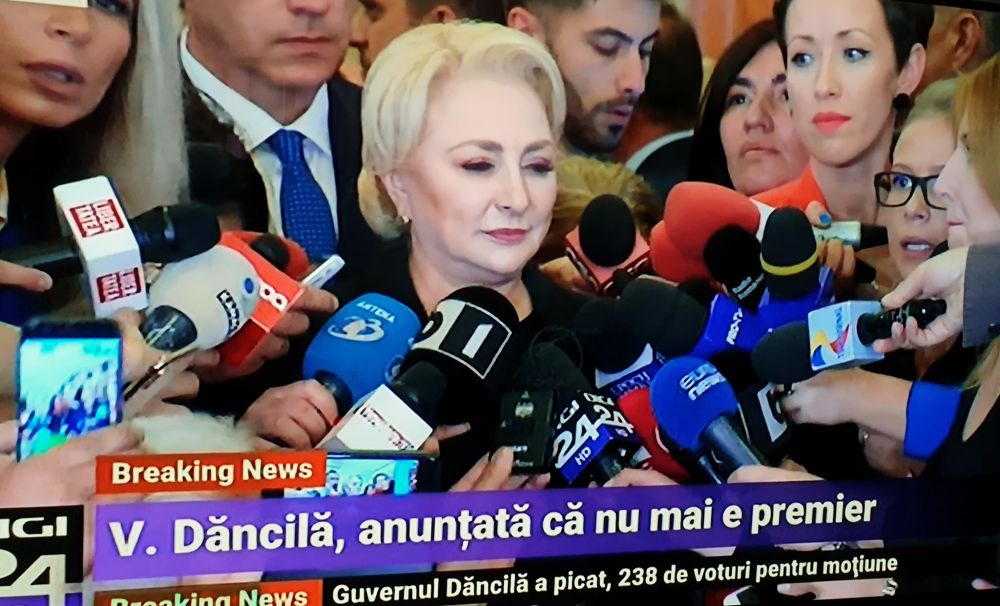 Excluderi din PSD după ce moțiunea de cenzură inițiată de PNL a dărâmat-o pe Dăncilă