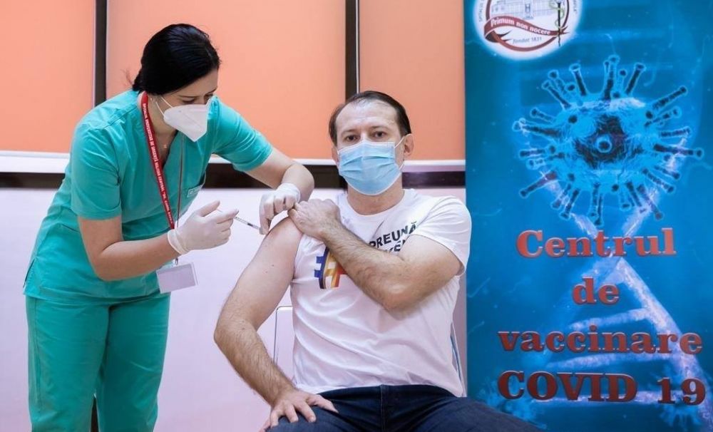 Florin Cîțu: Nu mi-am dat seama când am fost vaccinat. Nu doare!