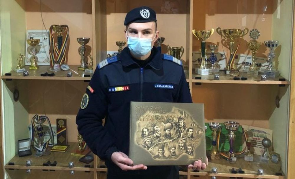 Gestul inedit al unui jandarm din Vâlcea, răsplătit