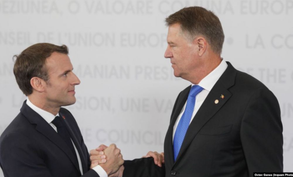 Iohannis, convorbire telefonică cu Macron: Franța își retrage candidatul și o susține pe Kovesi