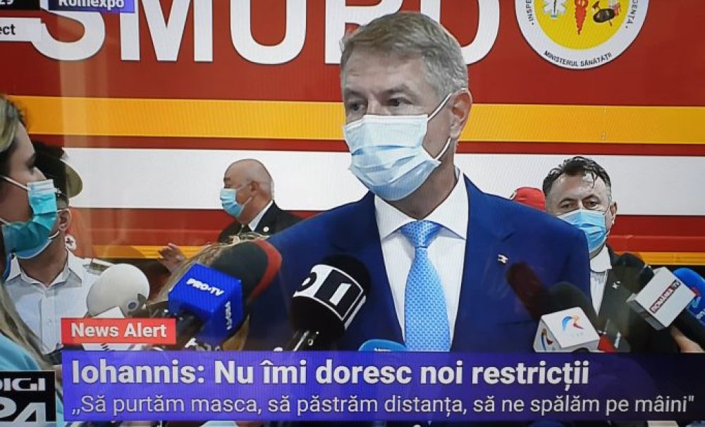 Iohannis: Școala începe la 14 septembrie. Majoritatea elevilor vor merge în instituțiile de învățământ