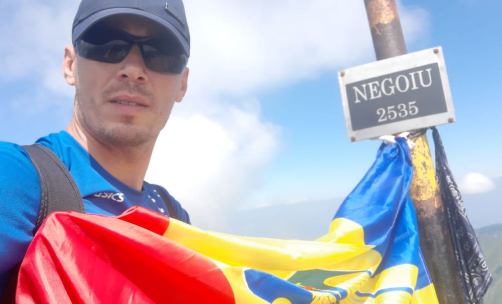 Jandarmul alpinist! A participat la 30 de maratoane  şi semimaratoane pentru cauze nobile