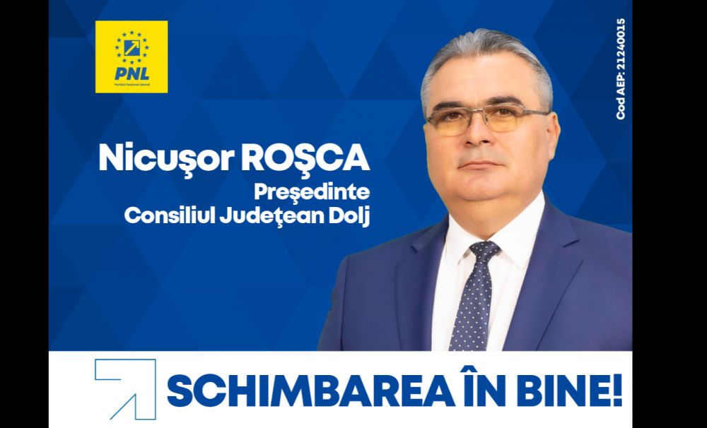 Liberalul Nicușor Roșca: Clădim împreună o comunitate de care să fim mândri