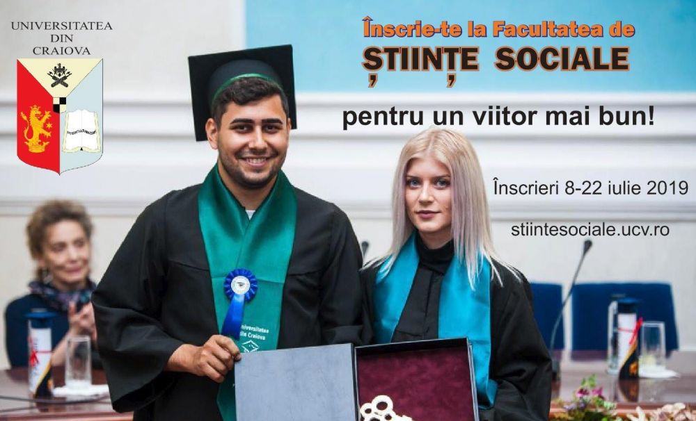 Mai sunt doar câteva zile de înscrieri la programele de licență ale Facultății de Științe Sociale!