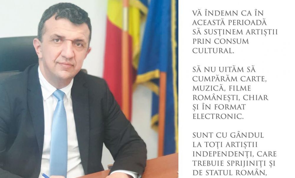 Mesaj impresionant al secretarului de stat Liviu Brătescu: Să continuăm să cumpărăm carte, muzică și filme românești