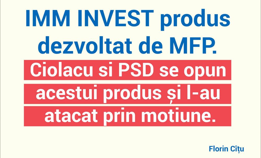 Ministrul Finanțelor: Ciolacu vrea România în criză!