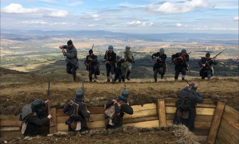 Monumentului de pe Dealul Coșna din județul Bacău, inaugurat cu sprijinul Asociației Tradiția Militară