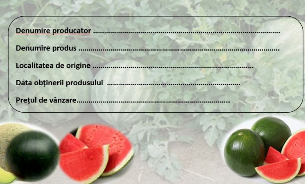 Pepenii românești prezenți în piețele agroalimentare sunt etichetați corespunzător