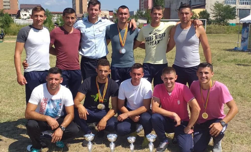 Pompierii de la ISU Gorj, pe podium