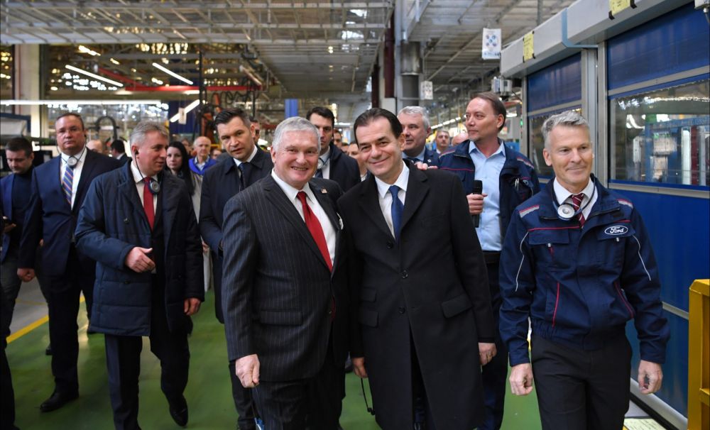 Premierul Ludovic Orban, o nouă vizită la Ford Craiova după reluarea producției