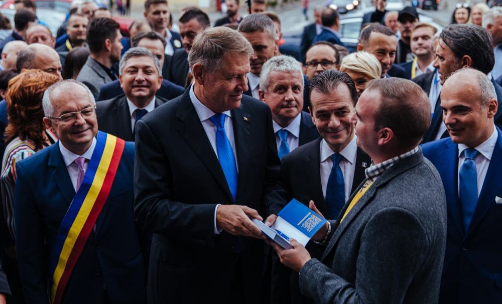 Președintele Klaus Iohannis, la festivitatea de deschidere a noului an universitar la Universitatea Babeş-Bolyai