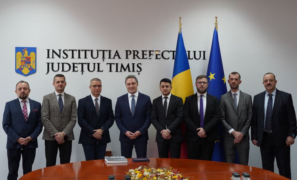 Primarul din Shkodra (Albania), în vizita la Timișoara, la invitația Ligii Albanezilor din România