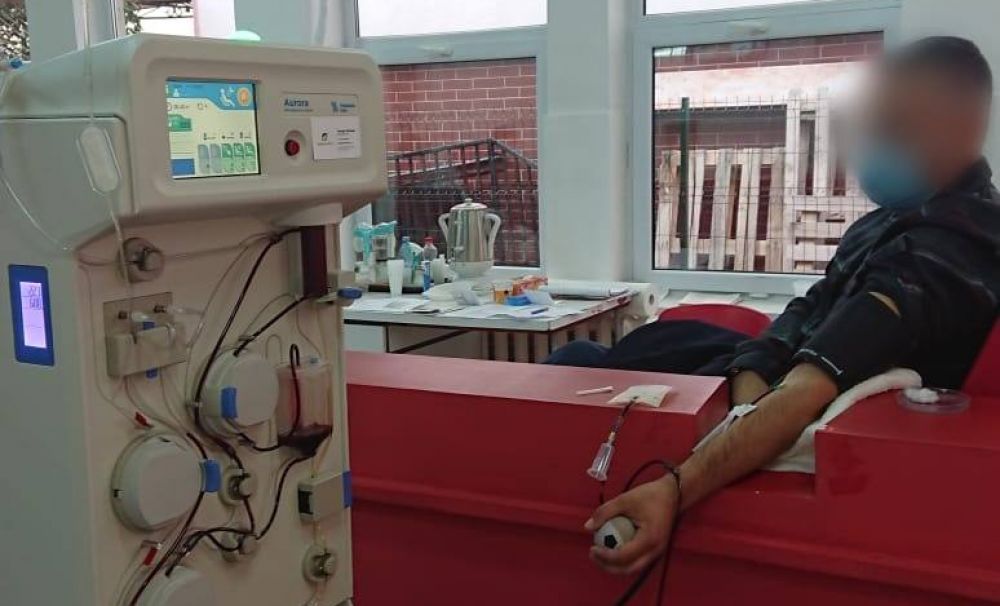 Primul bărbat donator de plasmă la nivelul judeţului Gorj este un jandarm  