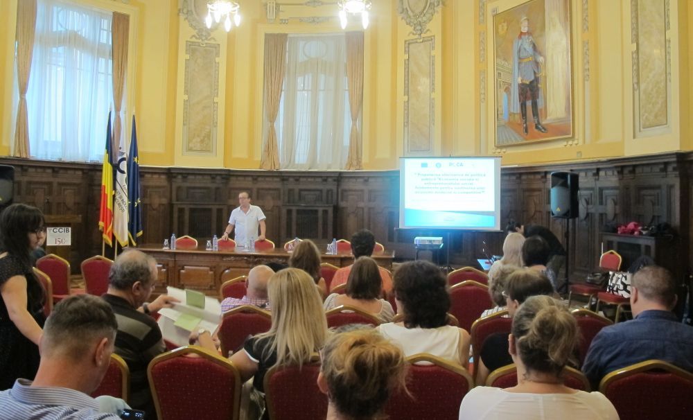 Propuneri alternative la politici publice inițiate de Guvern în domeniul economiei sociale și antreprenoriatului social, conferință la CCI București