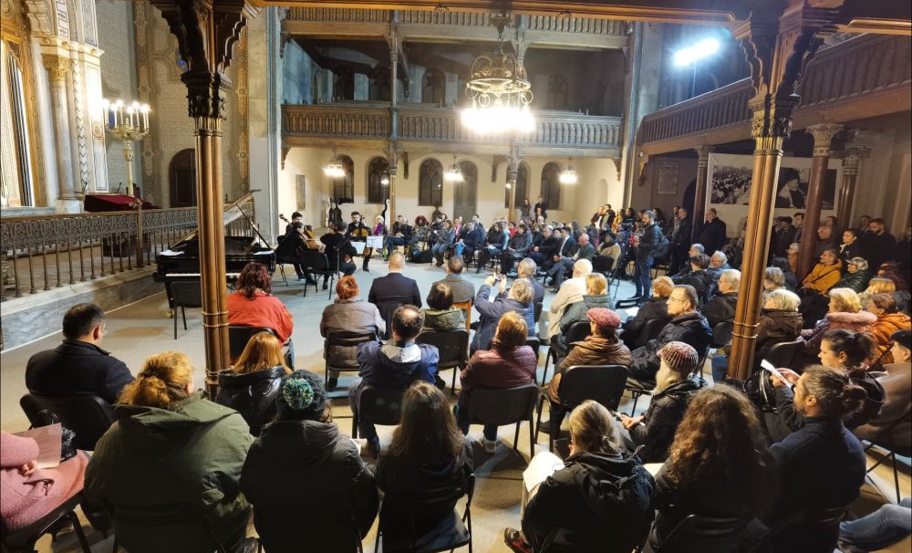 Recital muzical extraordinar, organizat de ALAR la Sinagoga din Timișoara