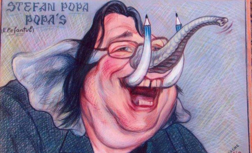 Replică din breaslă pentru Ștefan Popa Popas. I-a făcut-o un confrate