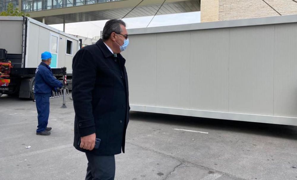 Şase containere modulare, repartizate la spitalele din Craiova