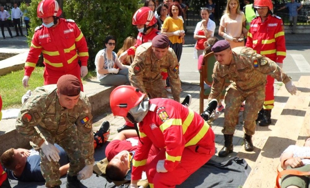 Simulare de cutremur, la Caracal