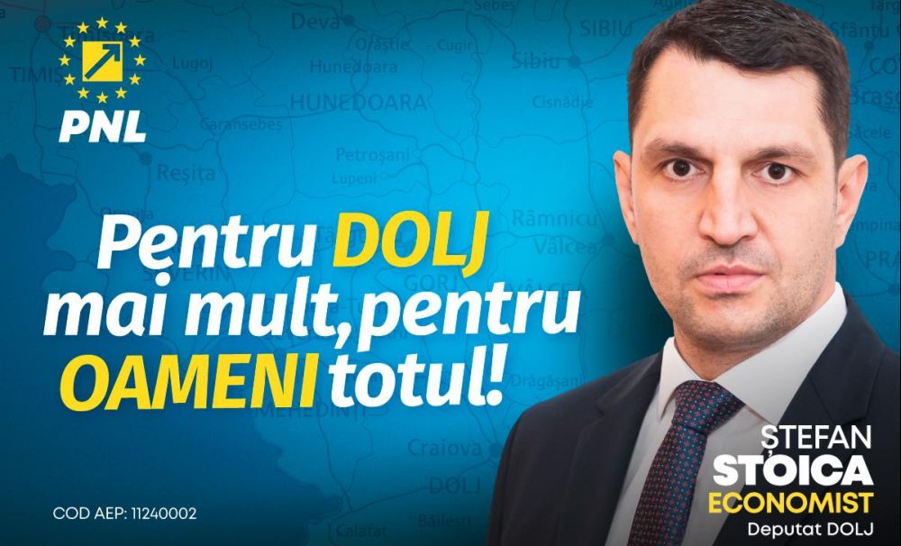 Ștefan Stoica (PNL Dolj): Un vot esențial pentru viitorul țării