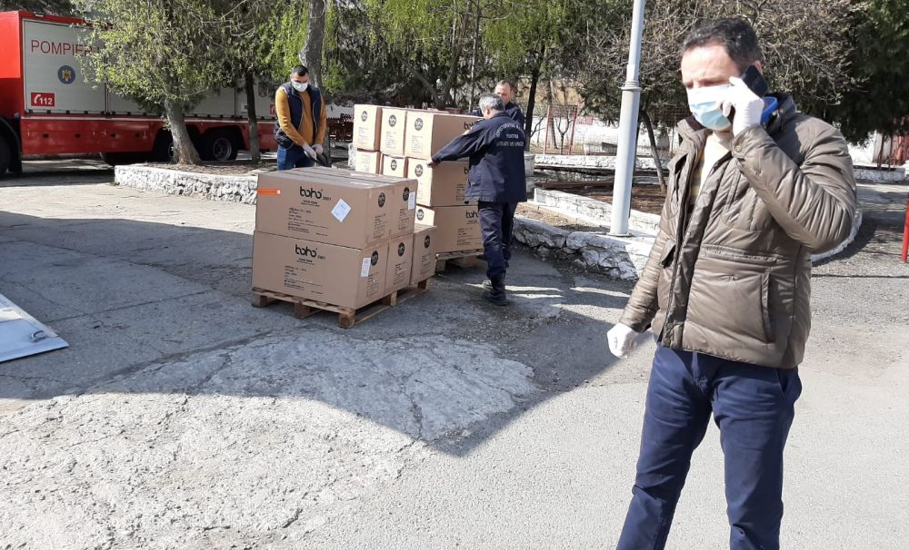 Un nou lot de echipamente de protecție a ajuns în Mehedinți