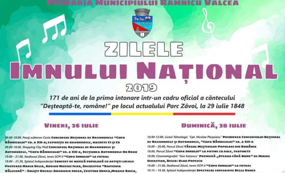 Urmează 4 zile de sărbătoare la Râmnicu Vâlcea!