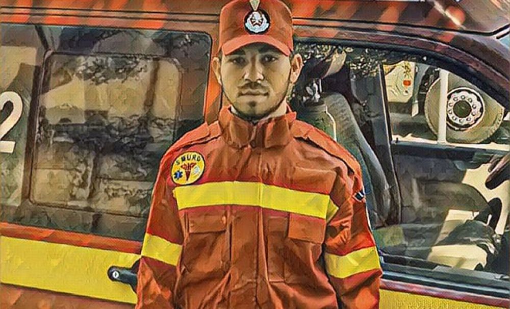 Vâlcea/El este voluntarul cu care se mândresc cei din MAI